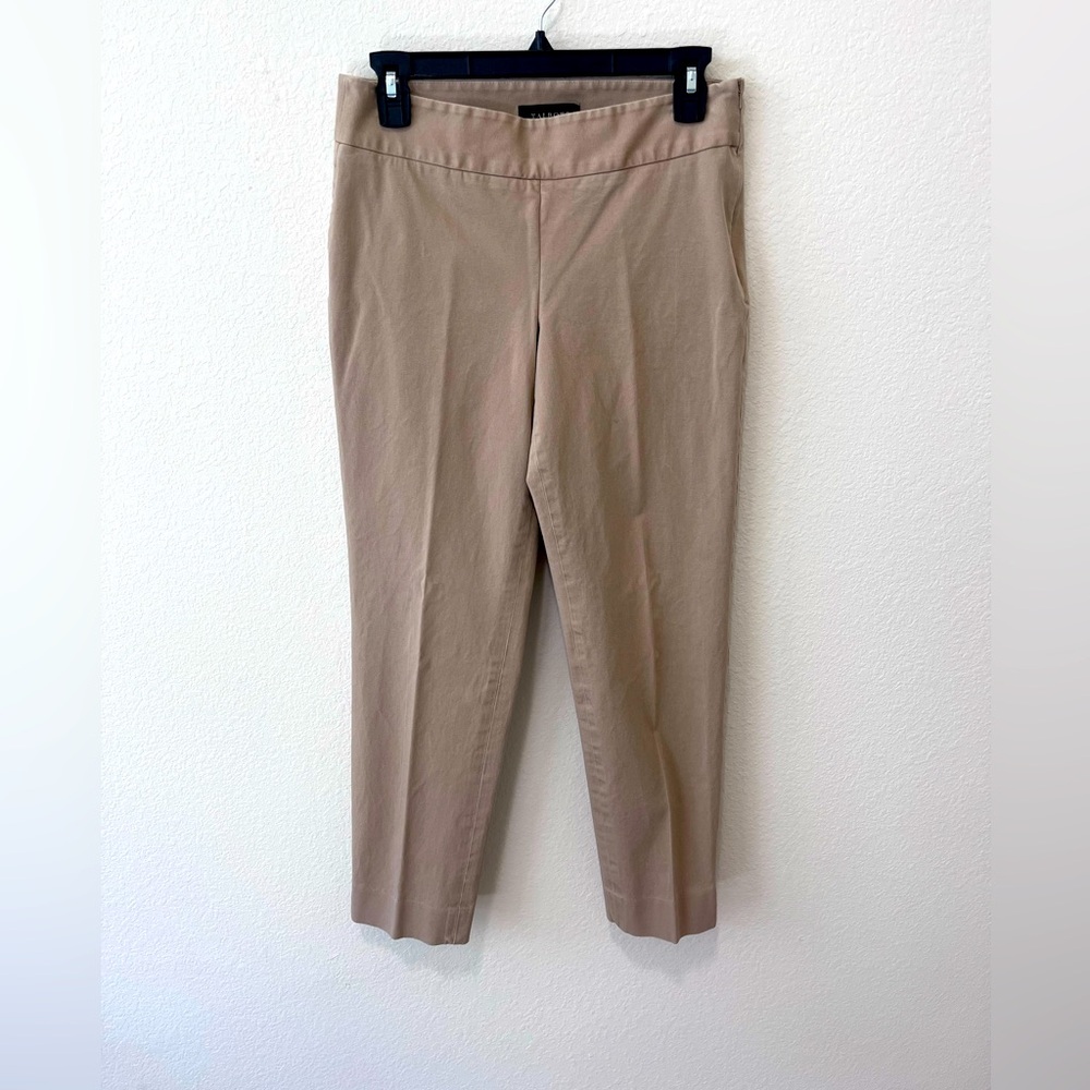 Talbots Signature Tan Capri Pants Womens Size 4 Straight